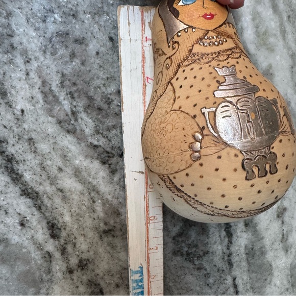 Vintage 1970/80s Russian Nevalyashka Bell Doll Hand-Painted Podlipcevo Samovar - Picture 6 of 9